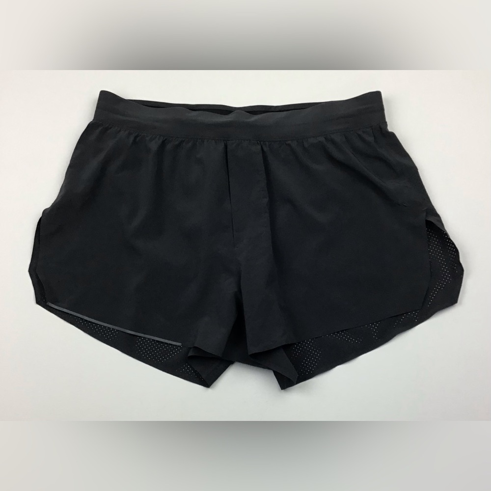 lululemon running shorts men’s medium gray